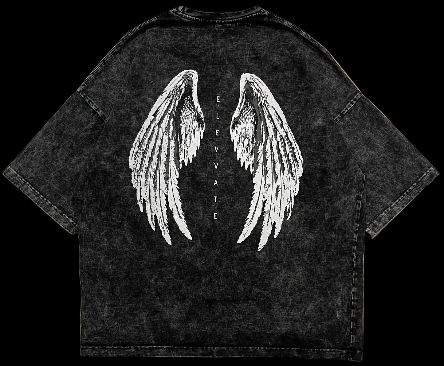 STONEWASHED OVERSIZED BOXY GRAPHIC TEE