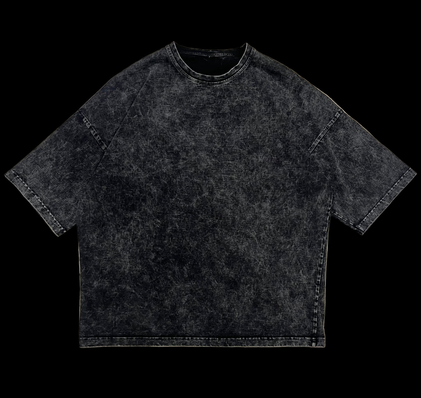STONEWASHED OVERSIZED BOXY GRAPHIC TEE